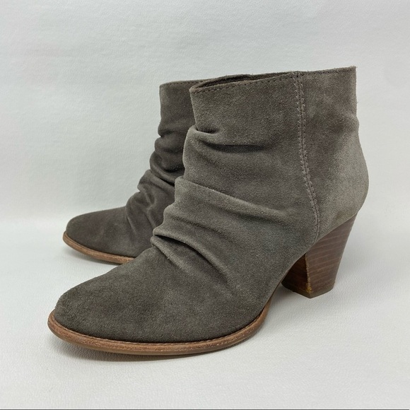 Splendid Rodeo Brown Suede Slouchy Ankle Boots, Women’s Size 7.5M - Picture 1 of 14